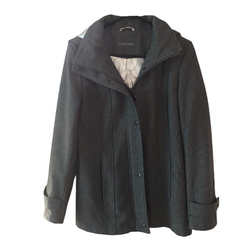 EUC Calvin Klein wool winter coat